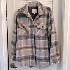 COPY - Thread & Supply plaid shacket size M. EUC - barely worn.